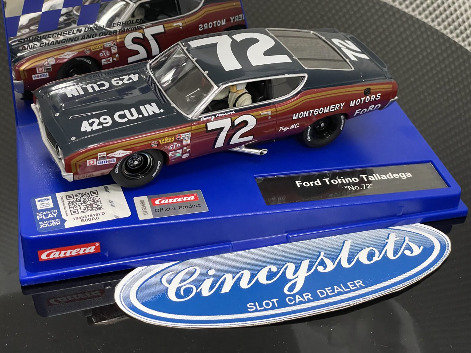 Carrera D132 31058 Ford Torino Talladega, 1/32 Slot Car.