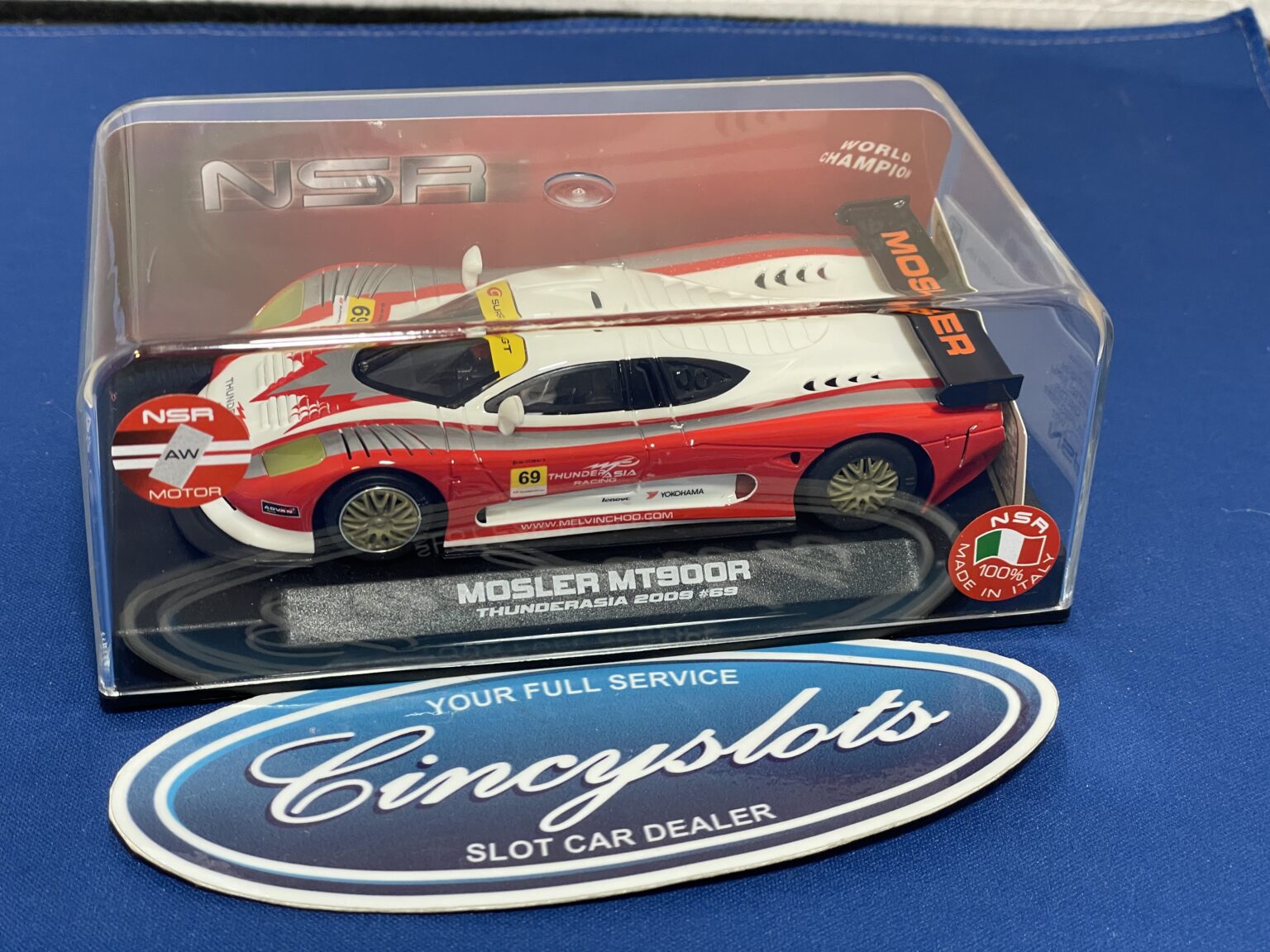 NSR 0199 Mosler Thunderasia, 1/32 Slot Car.