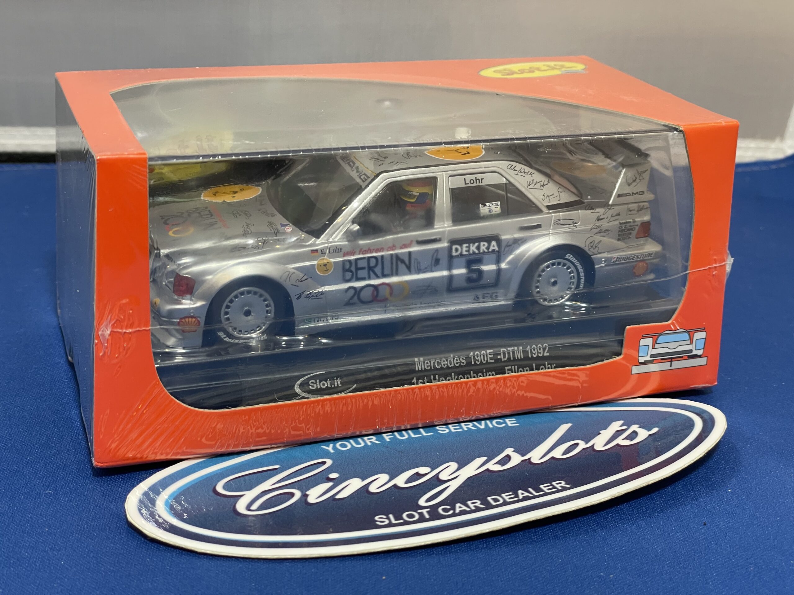 Slot.it CA44c Mercedes 190E DTM, 1/32 Slot Car.