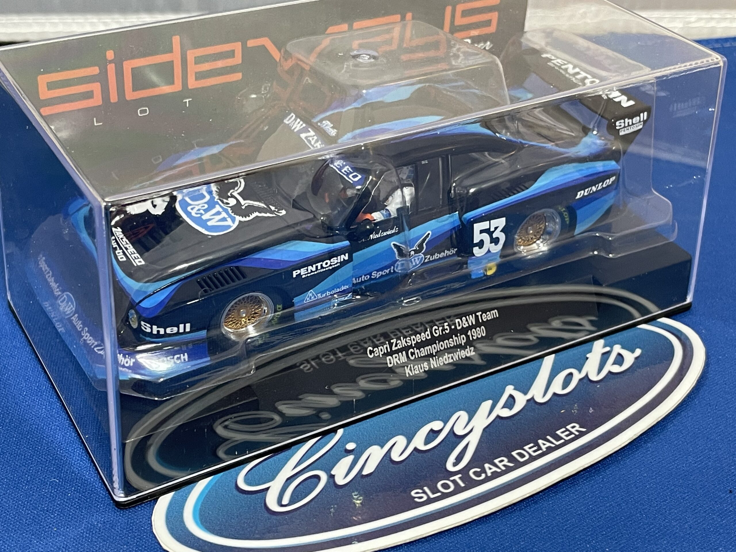 Sideways SW68 Ford Capri, 1/32 Slot Car.