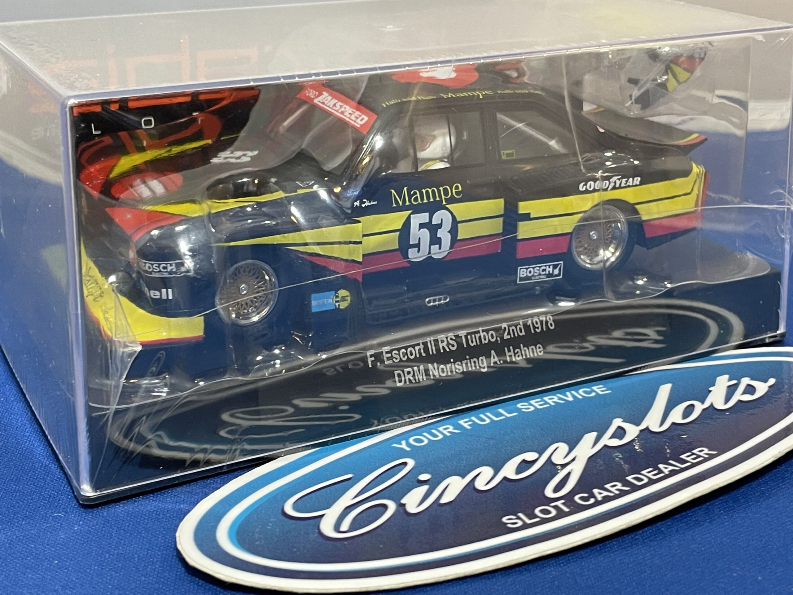 Sideways SW76 Ford Escort, 1/32 Slot Car.