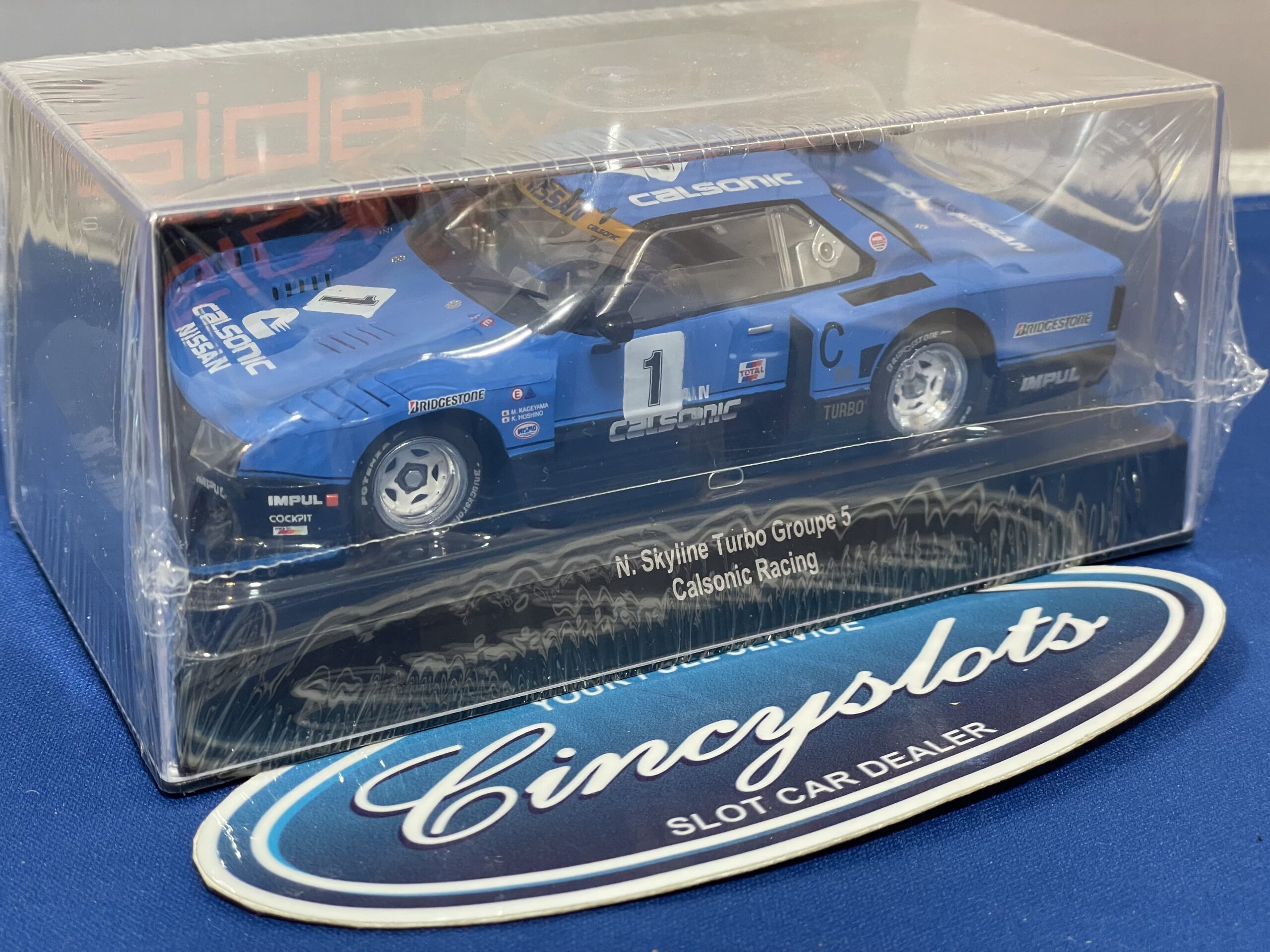 Sideways SWFC01 Nissan Skyline Calsonic, 1/32 Slot Car.