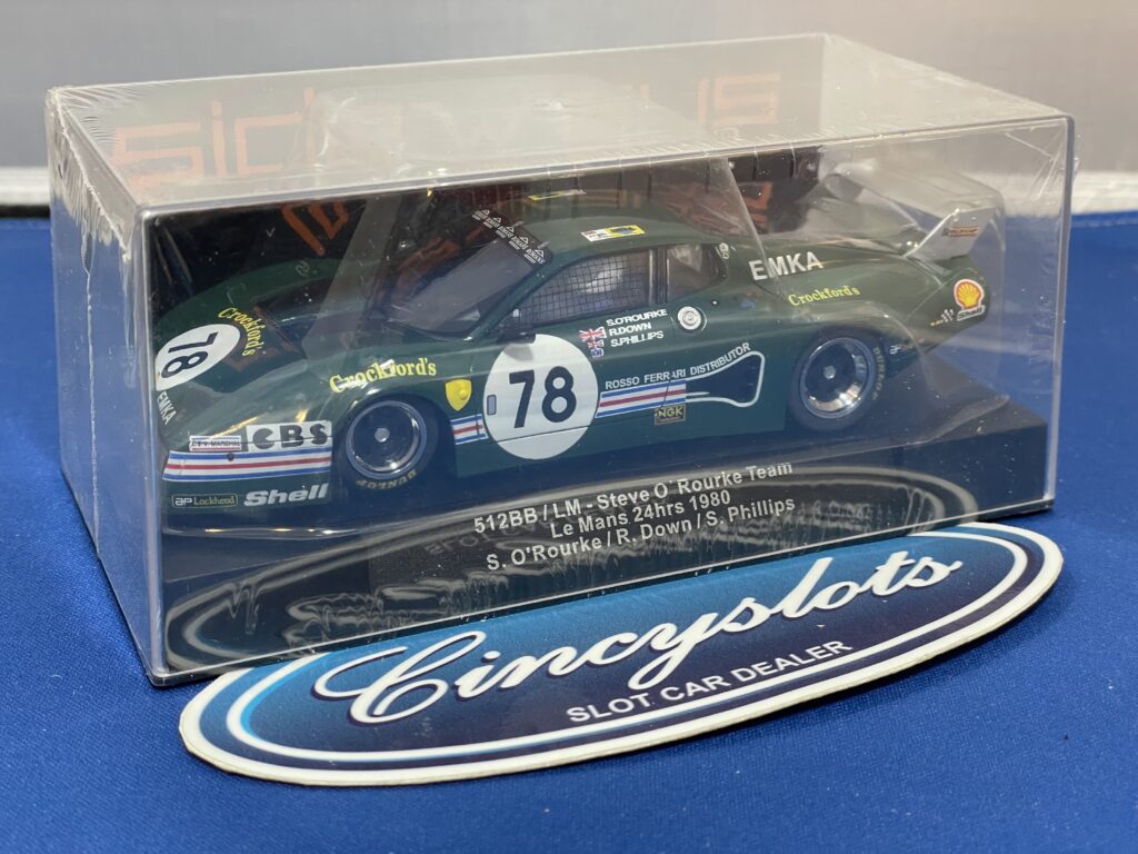 Sideways SW51A Ferrari 512 BB/LM, 1/32 Slot Car.