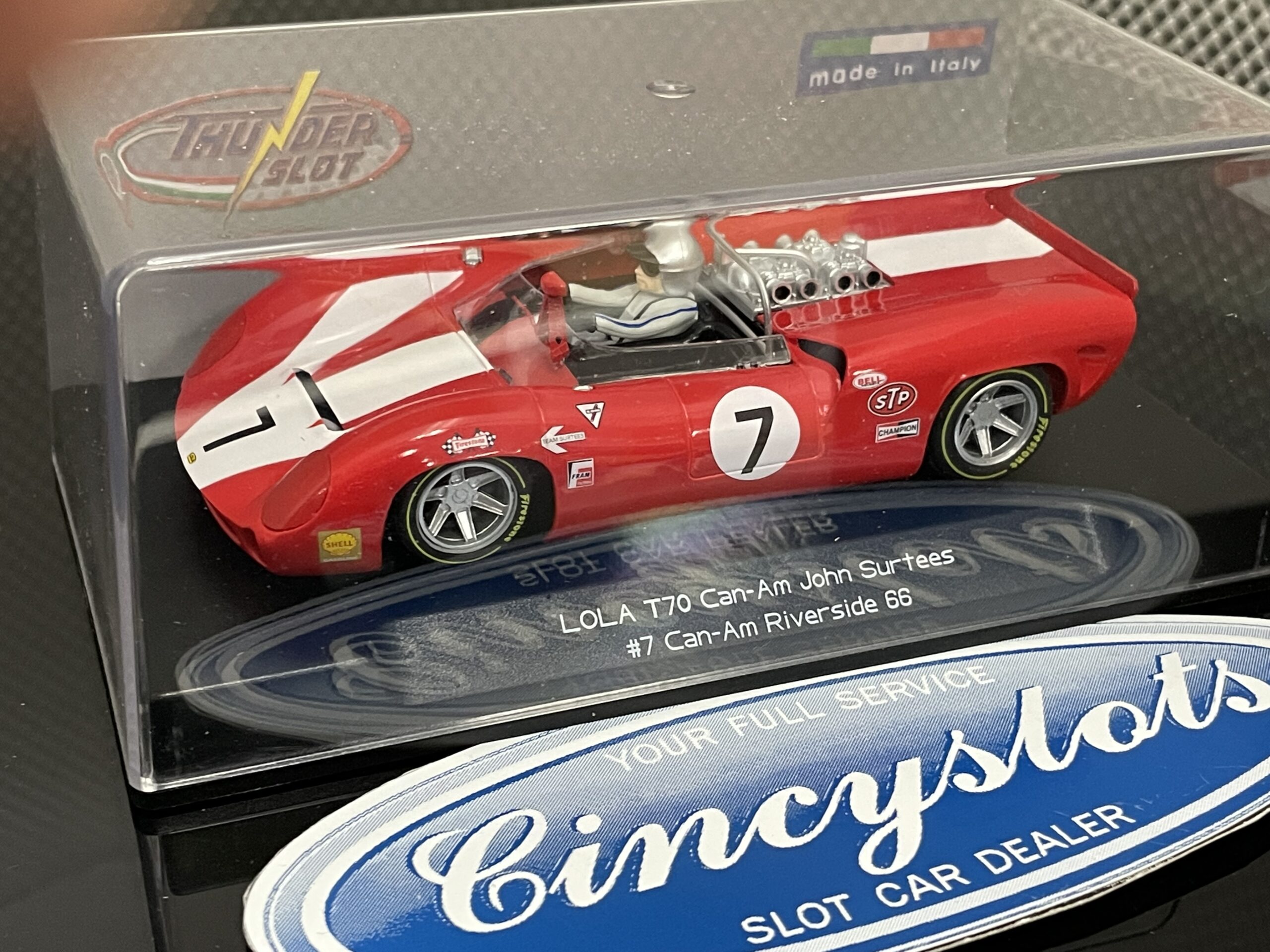 Thunder Slot CA00206S/W Lola T70 CanAm 1/32 Slot Car.