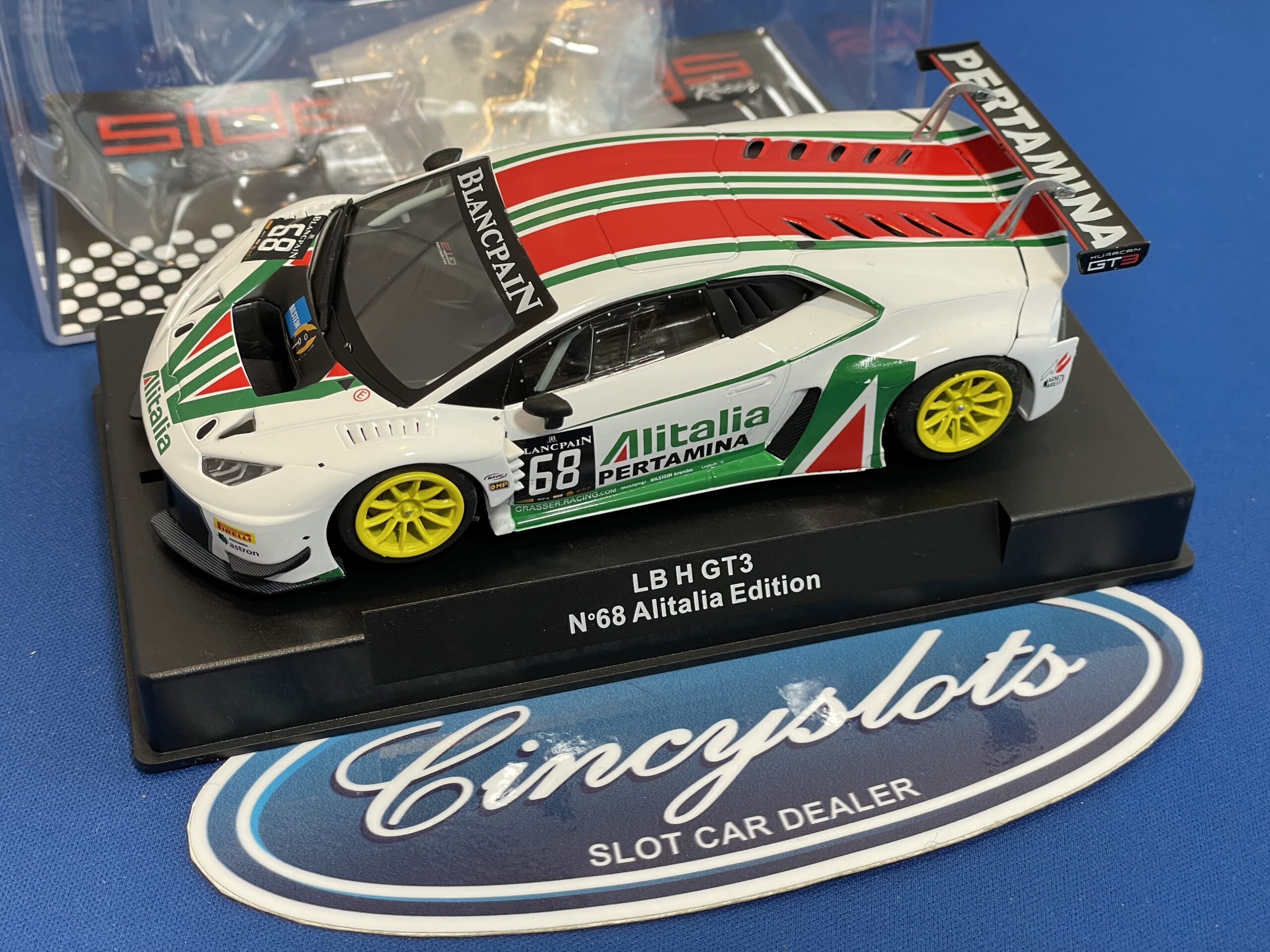 Sideways SWCAR01M Alitalia Edition 1/32 Slot Car.