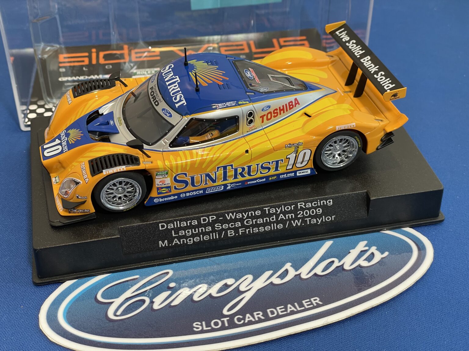 Sideways SW08 Dallara Suntrust 1/32 Slot Car.