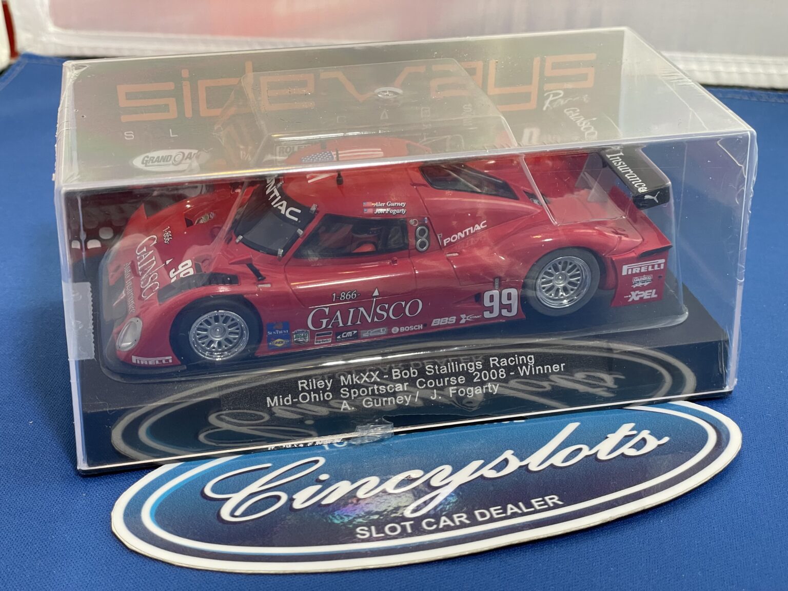 Sideways SW06 Riley MkXX Gainsco 1/32 Slot Car.