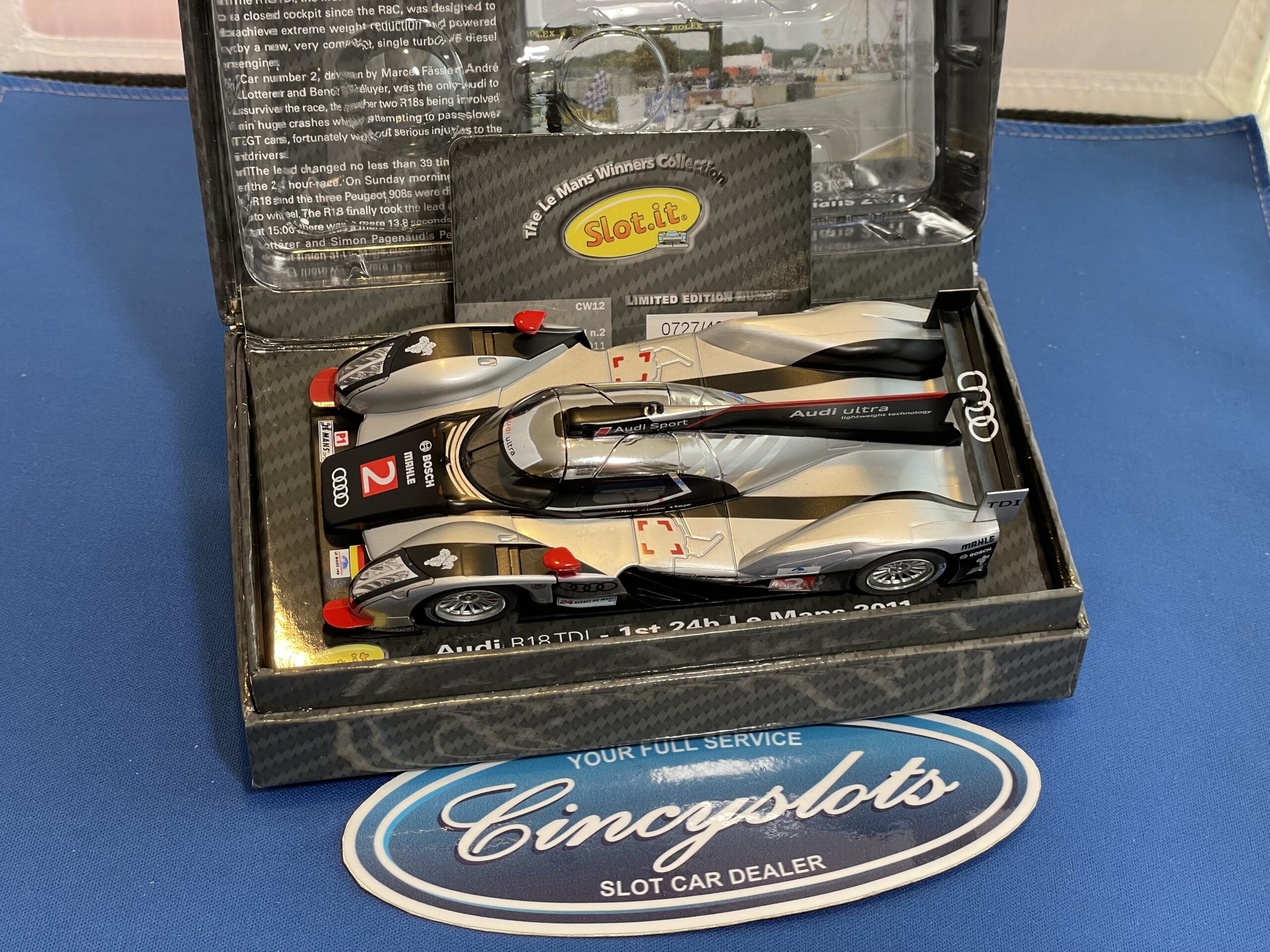 Slot.it CW12 Audi R18 TDi 1/32 Slot Car.