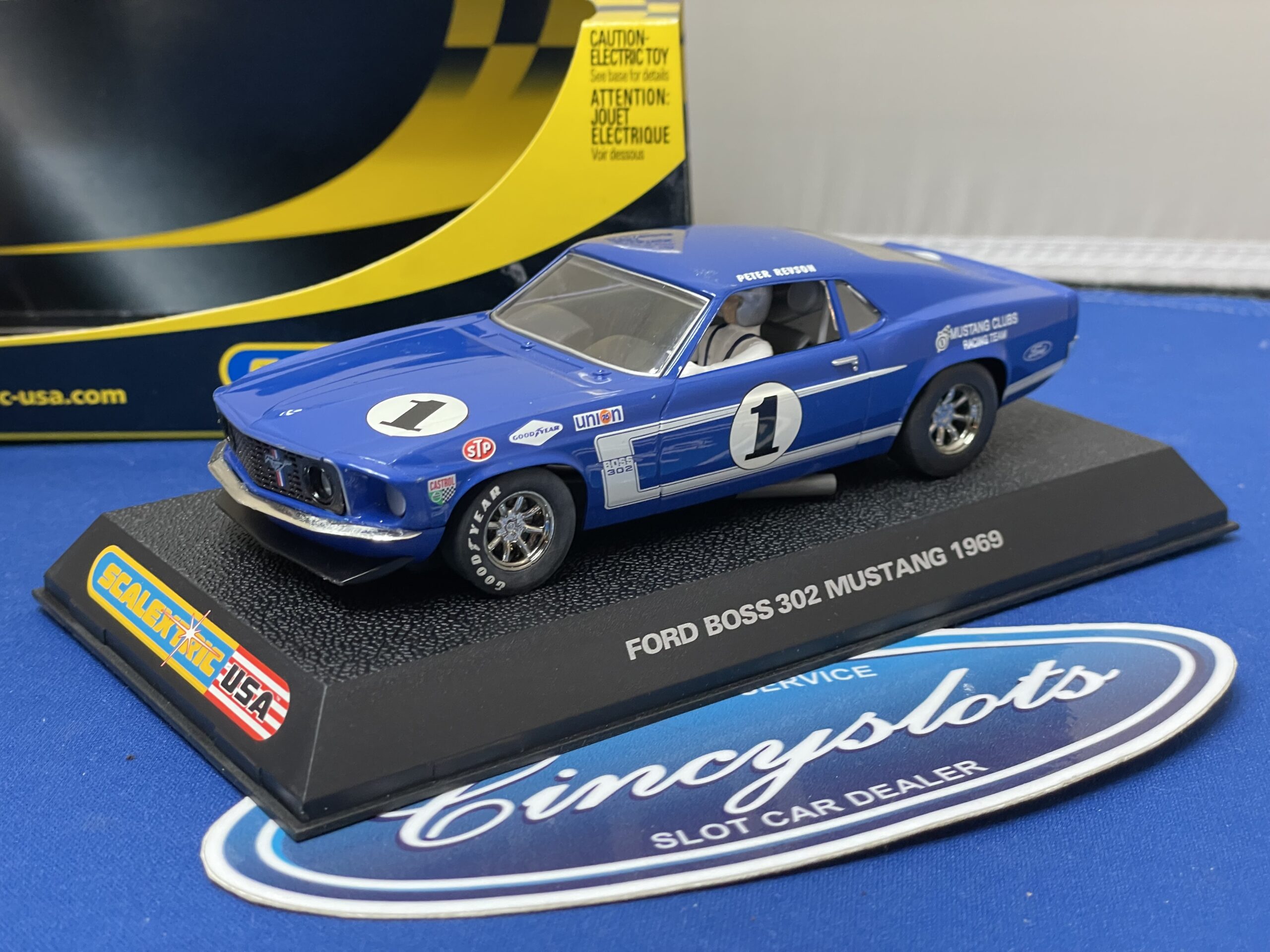 Scalextric C2576 Ford Mustang Revson #2, Lightly Used.