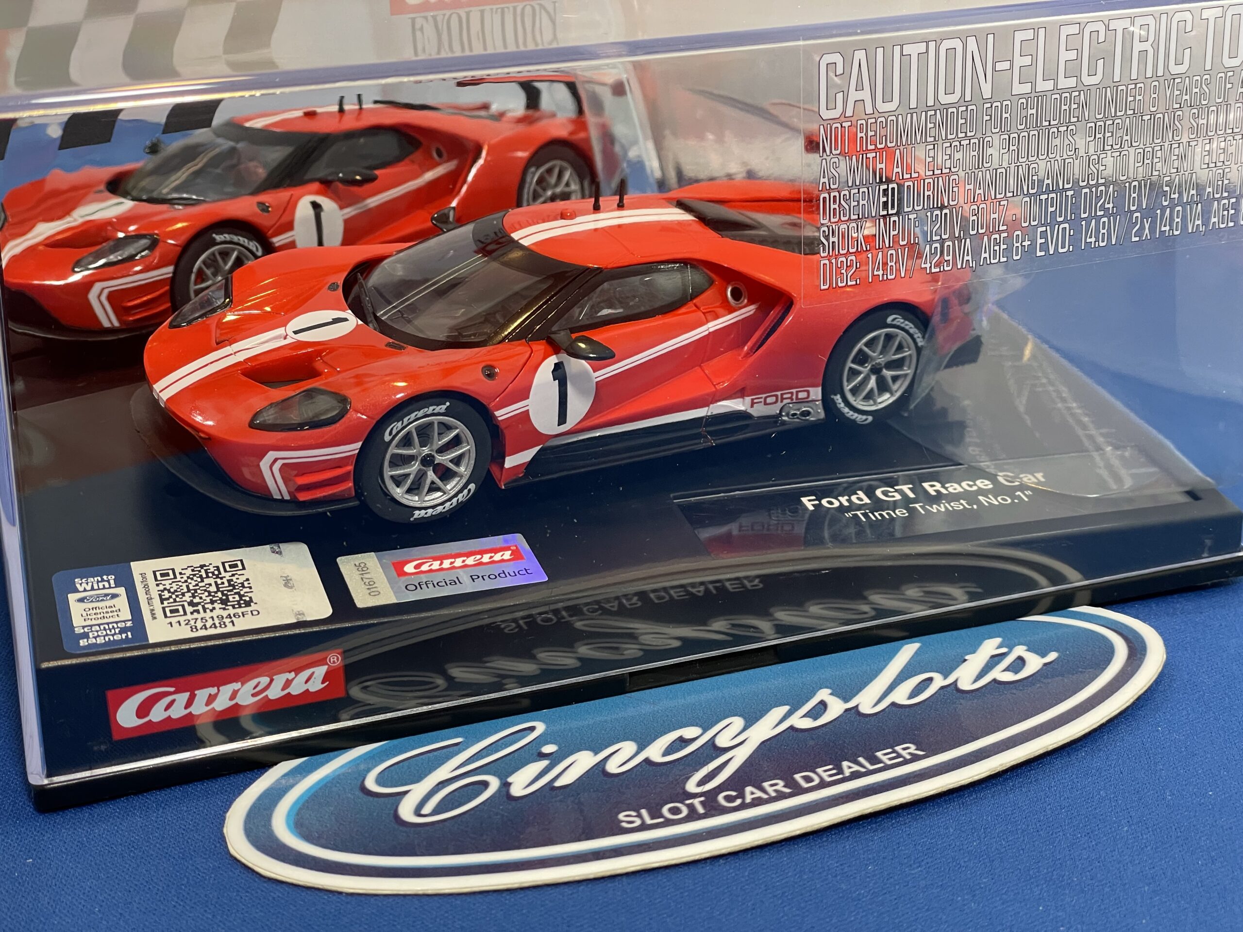 Carrera Evolution 27596 Ford GT 1/32 Slot Car.