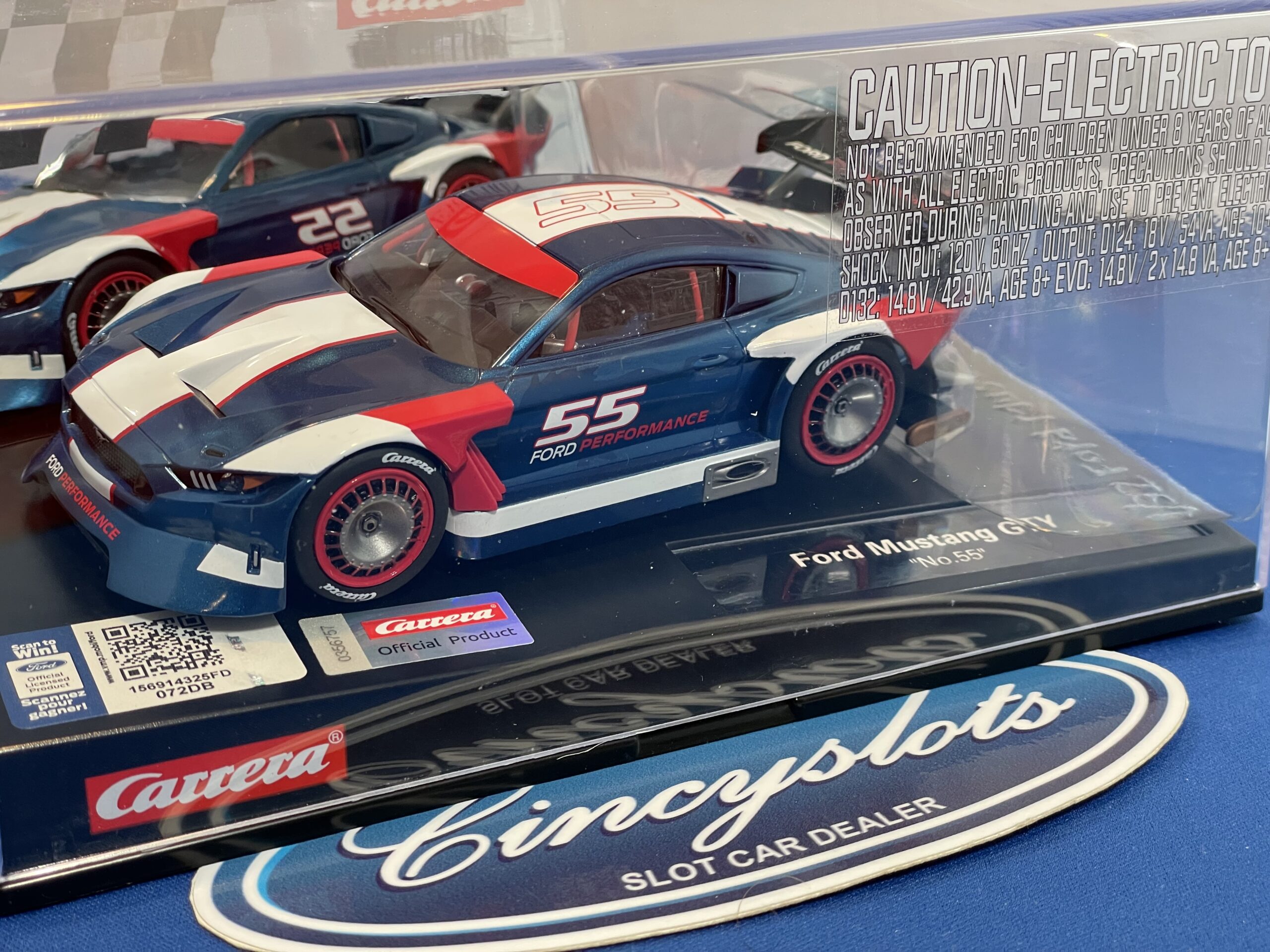 Carrera Evolution 27637 Ford Mustang GTY 1/32 Slot Car.