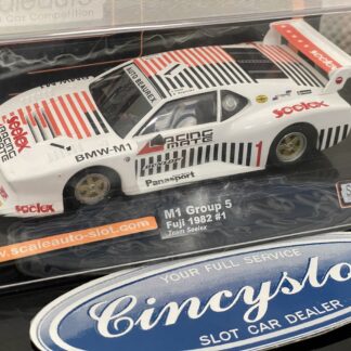 Scaleauto SC-6039 BMW M1 Group 5 1/32 Slot Car.