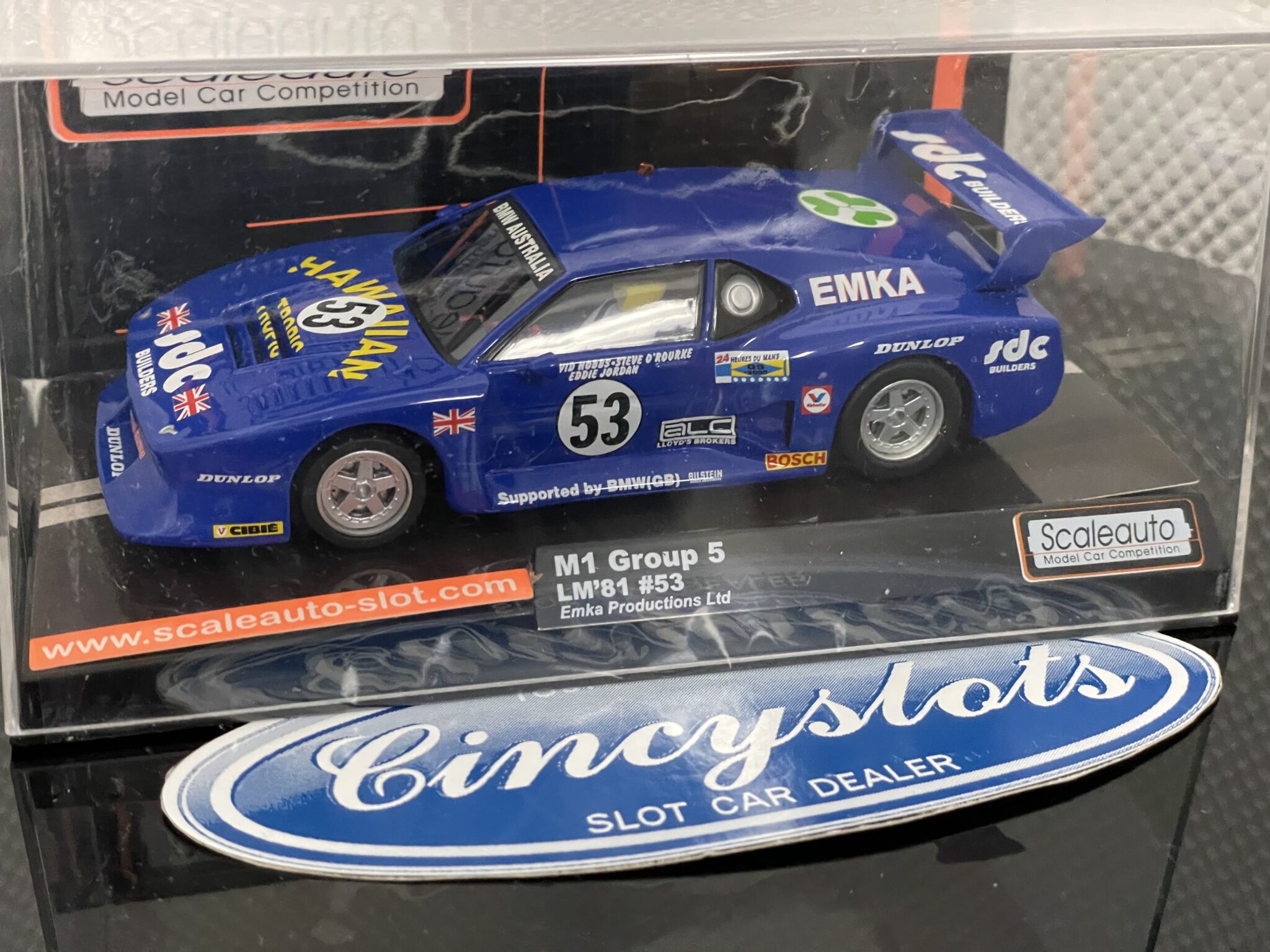 Voiture Slot BMW M1 Gr5 N°2 Scaleauto 1/32 – Neuve Jamais Utilisée, Boîte D'origine