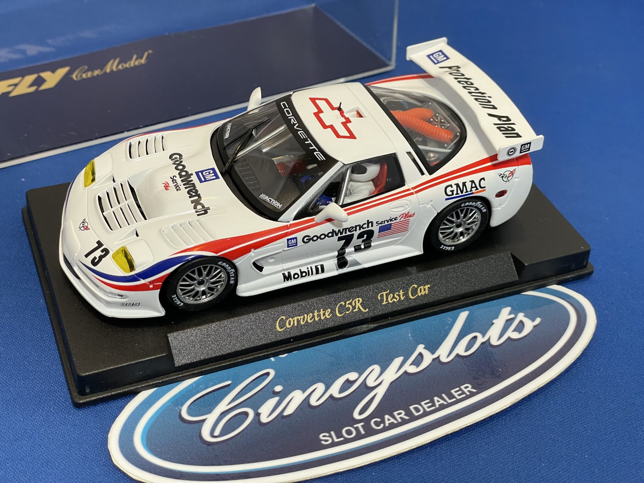 FLY E121 Corvette C5R Goodwrench, 1/32 Slot Car.