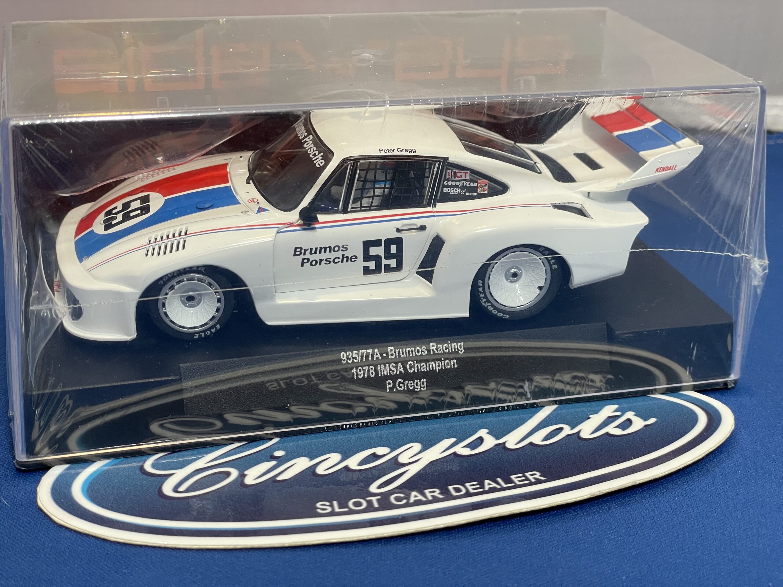 Sideways SW61 Porsche 935/77 Brumos 1/32 Slot Car.