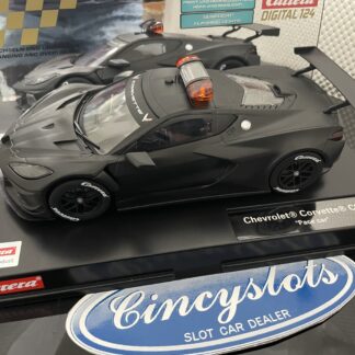 Carrera D124 23929 Chevrolet Corvette C8R Pace Car 1/24 Slot Car.