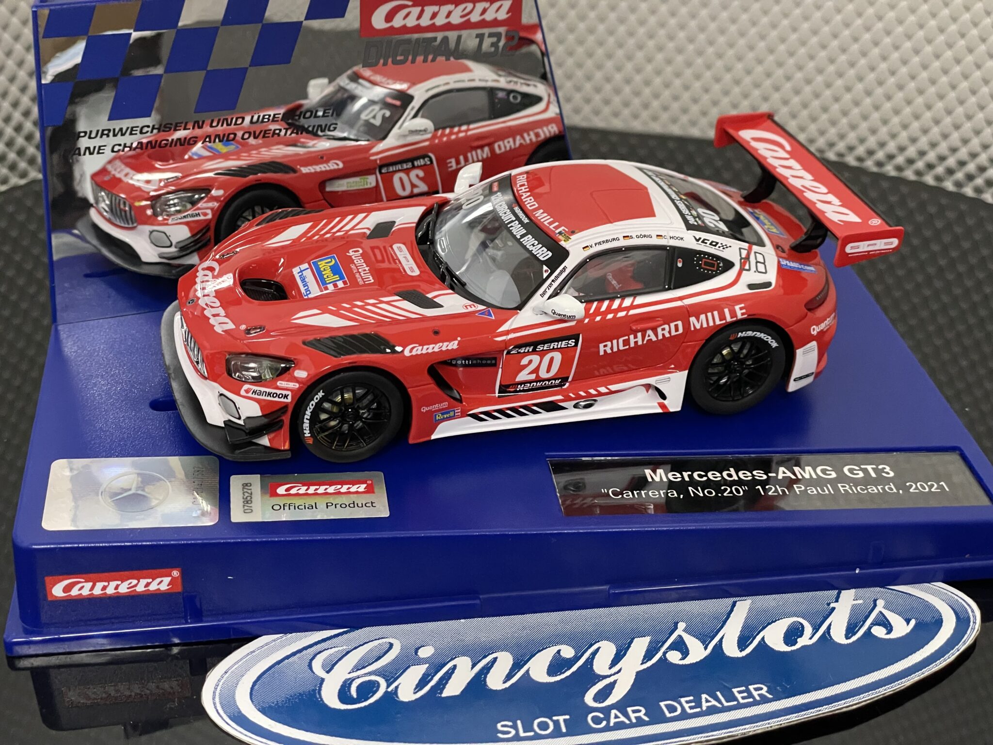 Carrera D132 31034 Mercedes AMG GT3 1/32 Slot Car.
