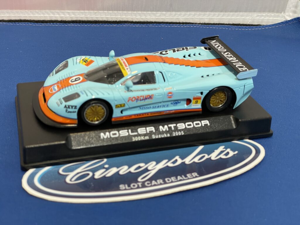 NSR 1007 Mosler MT900 Gulf, 1/32 Slot Car.