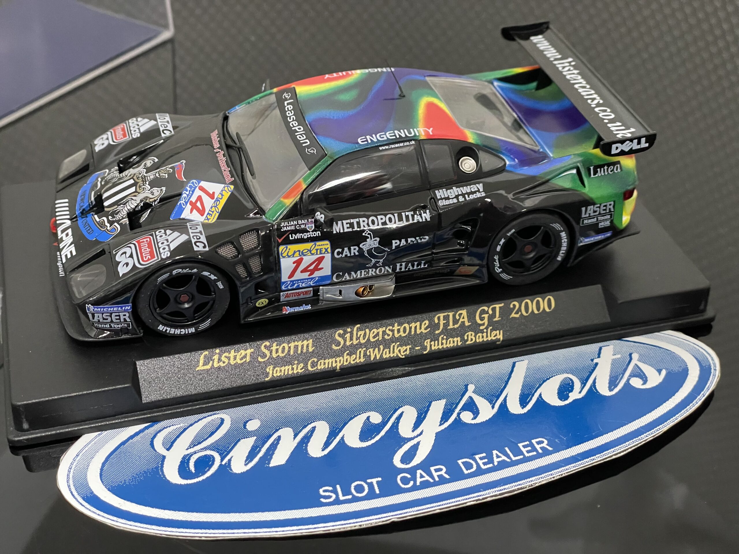 Fly A102 Lister Storm 132 Slot Car Lightly Used