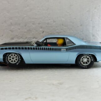 SCX Cuda Trans Am Bahama Blue Limited Edition, 1/32 Slot Car.