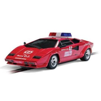 Scalextric C4329 Lamborghini Countach Monaco Safety Car 1/32 Slot Car.