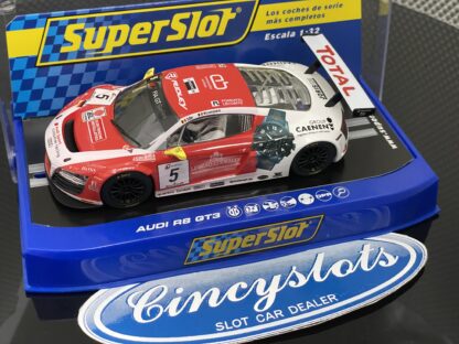 Scalextric H3516 Audi R8, 1/32 Slot Car, Lightly Used.