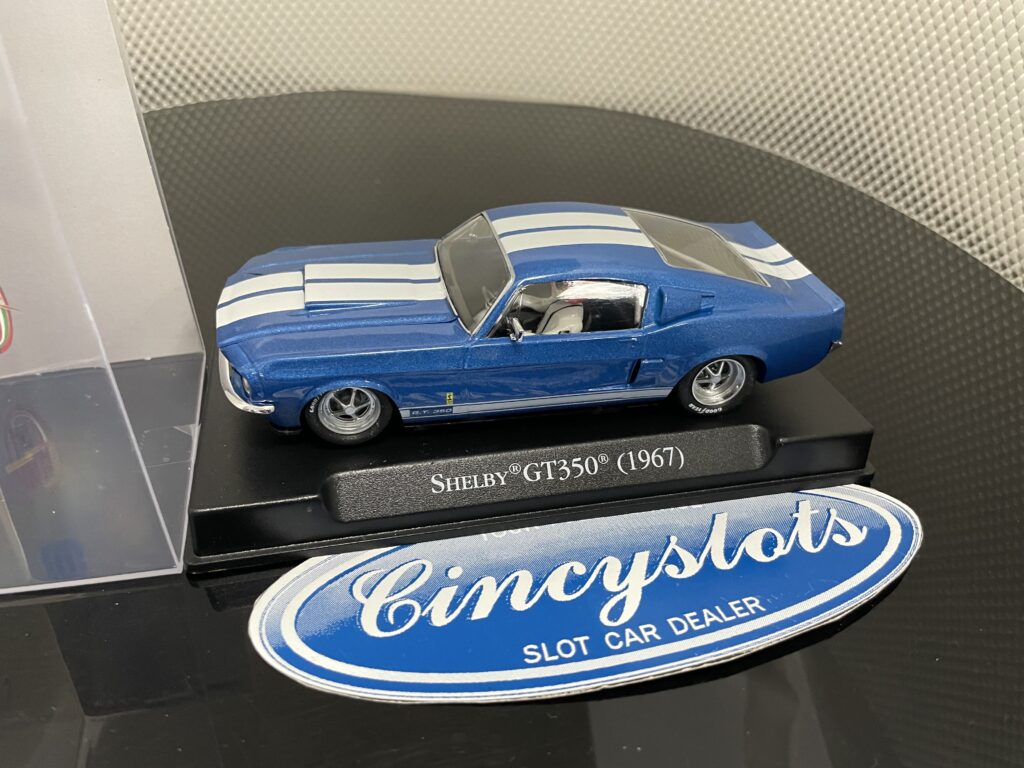 Thunderslot CA00504SW Ford Mustang Shelby GT350 Blue, 1/32 Slot Car.