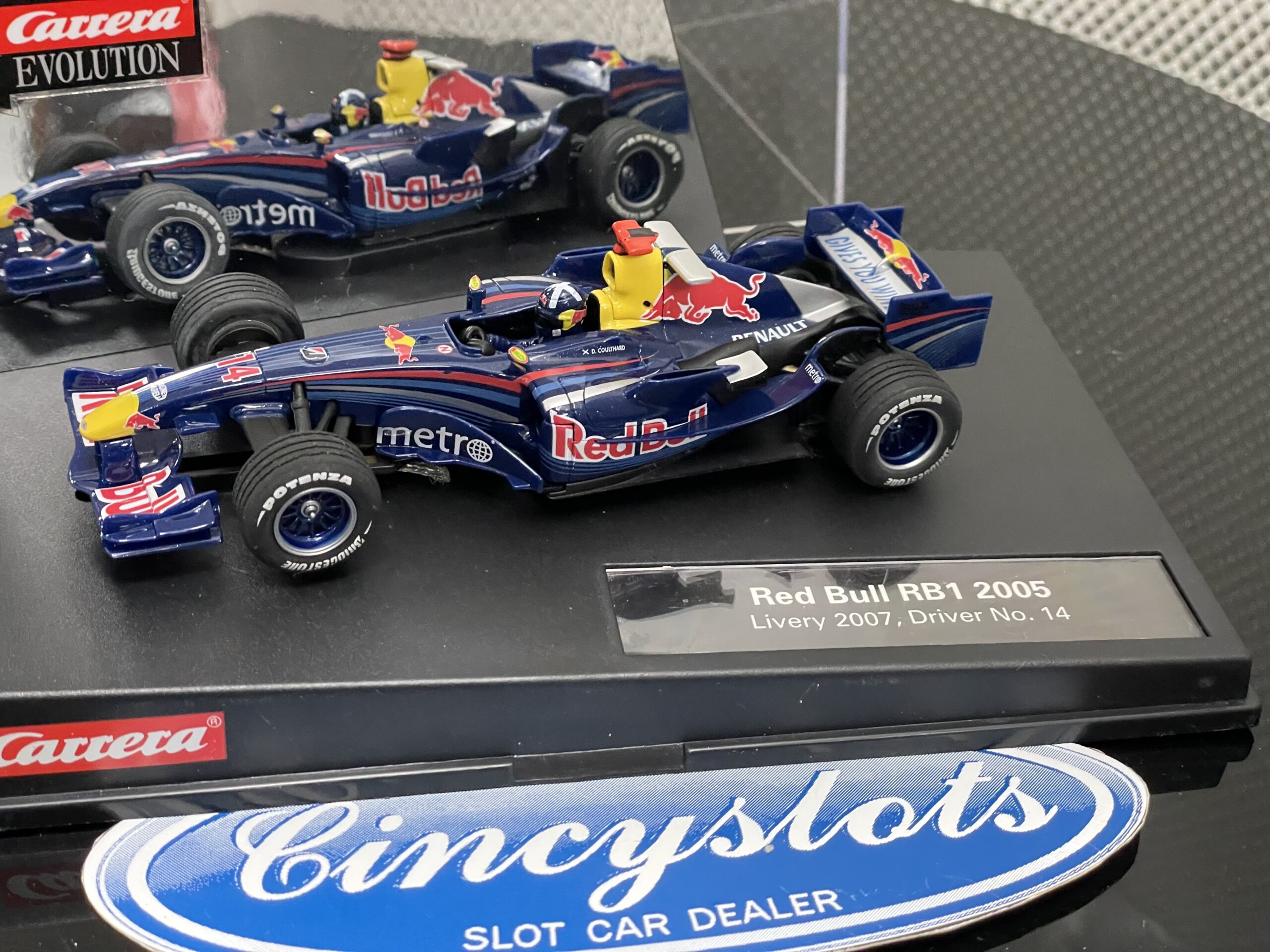 Carrera 27182 Red Bull F1, 1/32 Slot Car, Lightly Used.