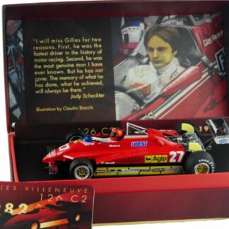 Policar PCW01 126 C2 Gilles Villeneuve 1982 Zolder GP 1/32 Slot Car