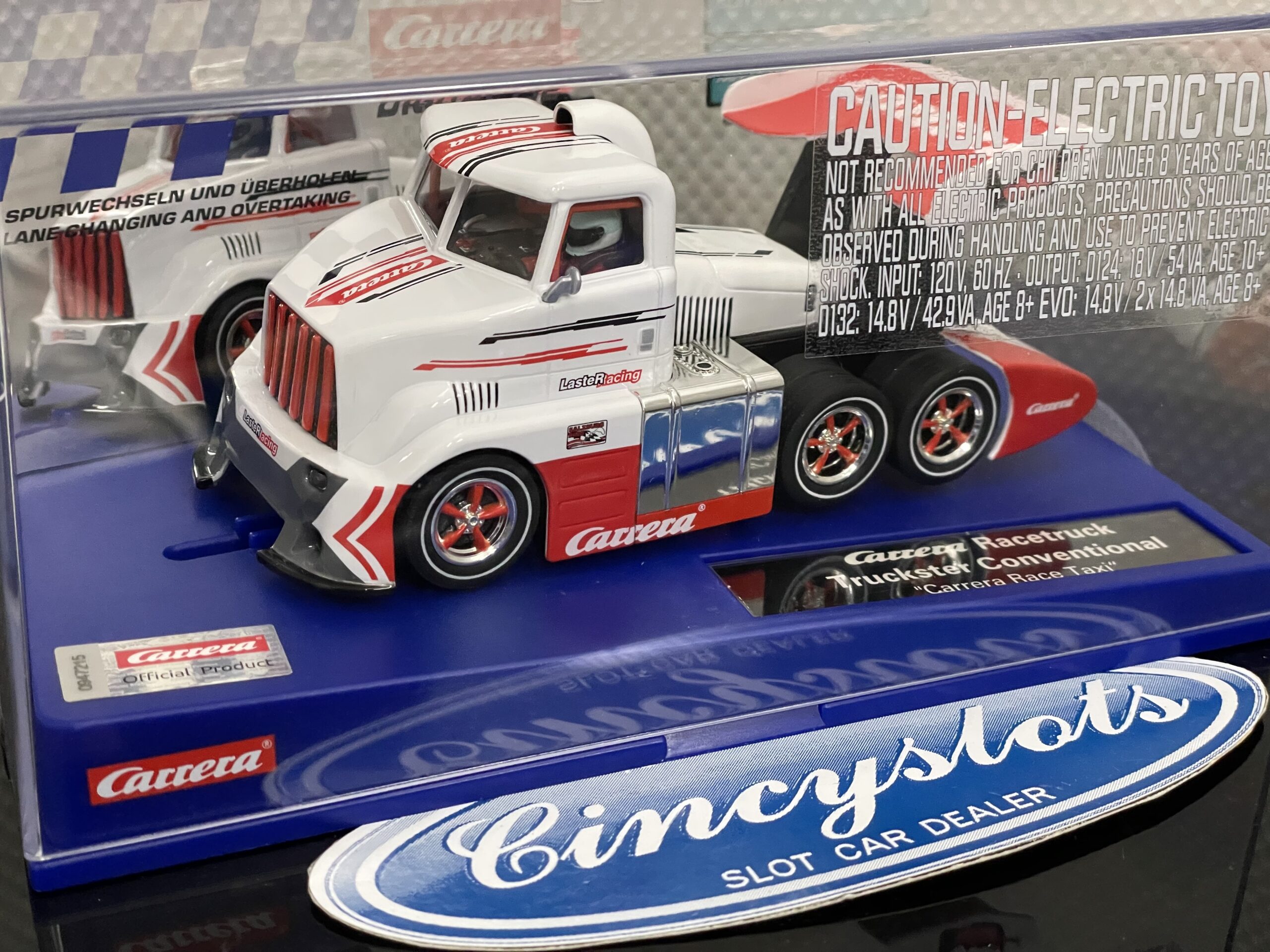 Carrera D132 31092 Race Truck Conventional Race Taxi 1/32 Slot Car.