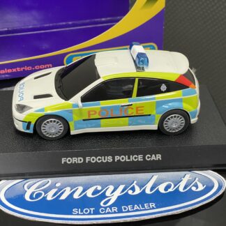 Scalextric C2488 Ford Focus Police Car 1/32 Slot Car, Lightly Used.