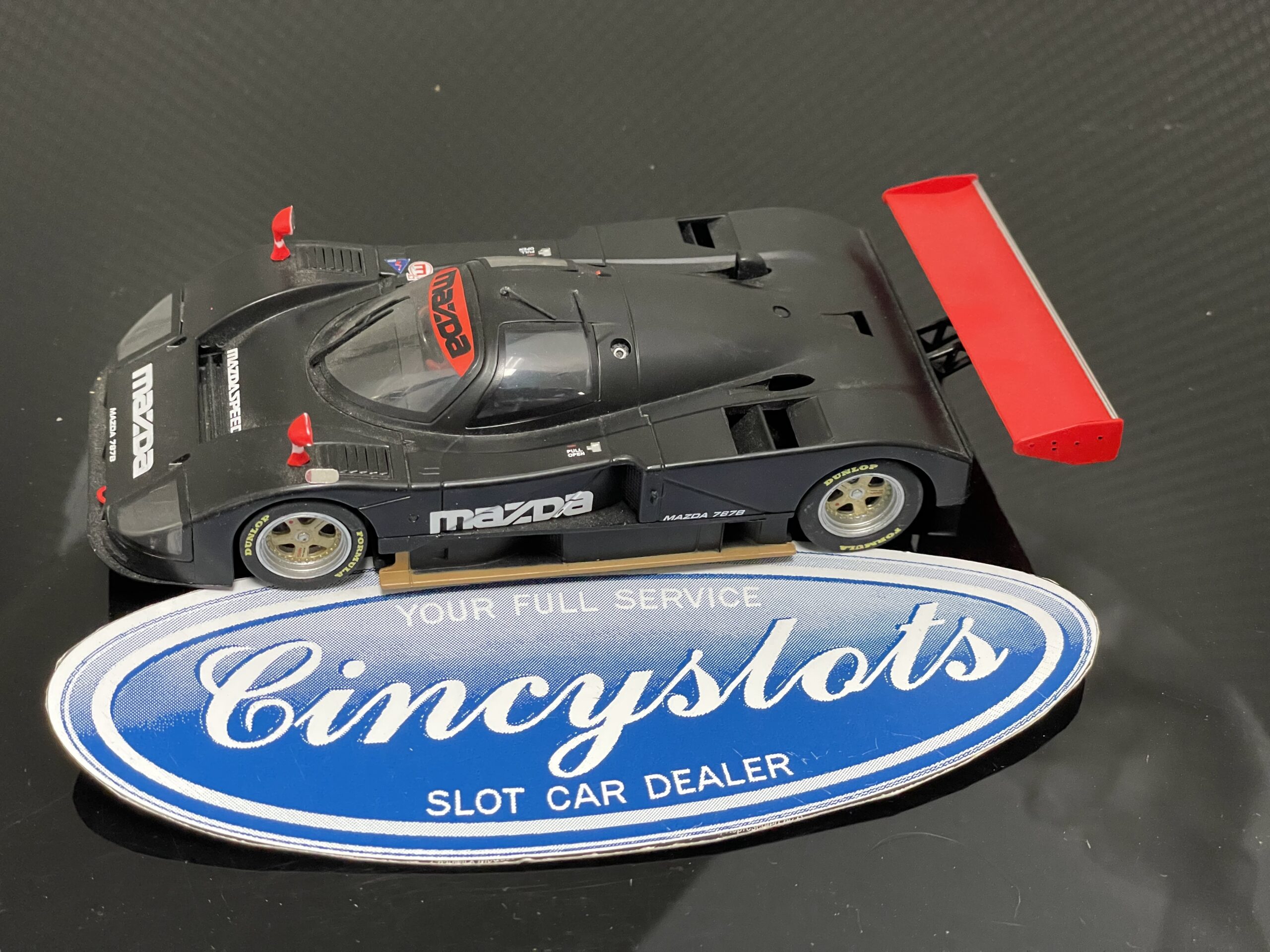Aileron Orange Pour Voiture De Circuit Slot Mazda 787B 1/32 - MR Slotcar Réf. MR2502 - Sachet Fermé
