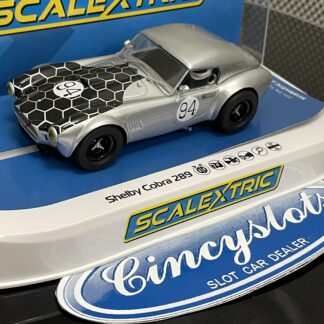 Scalextric C4417 Shelby Cobra 289 Snake Eyes 1/32 Slot Car.