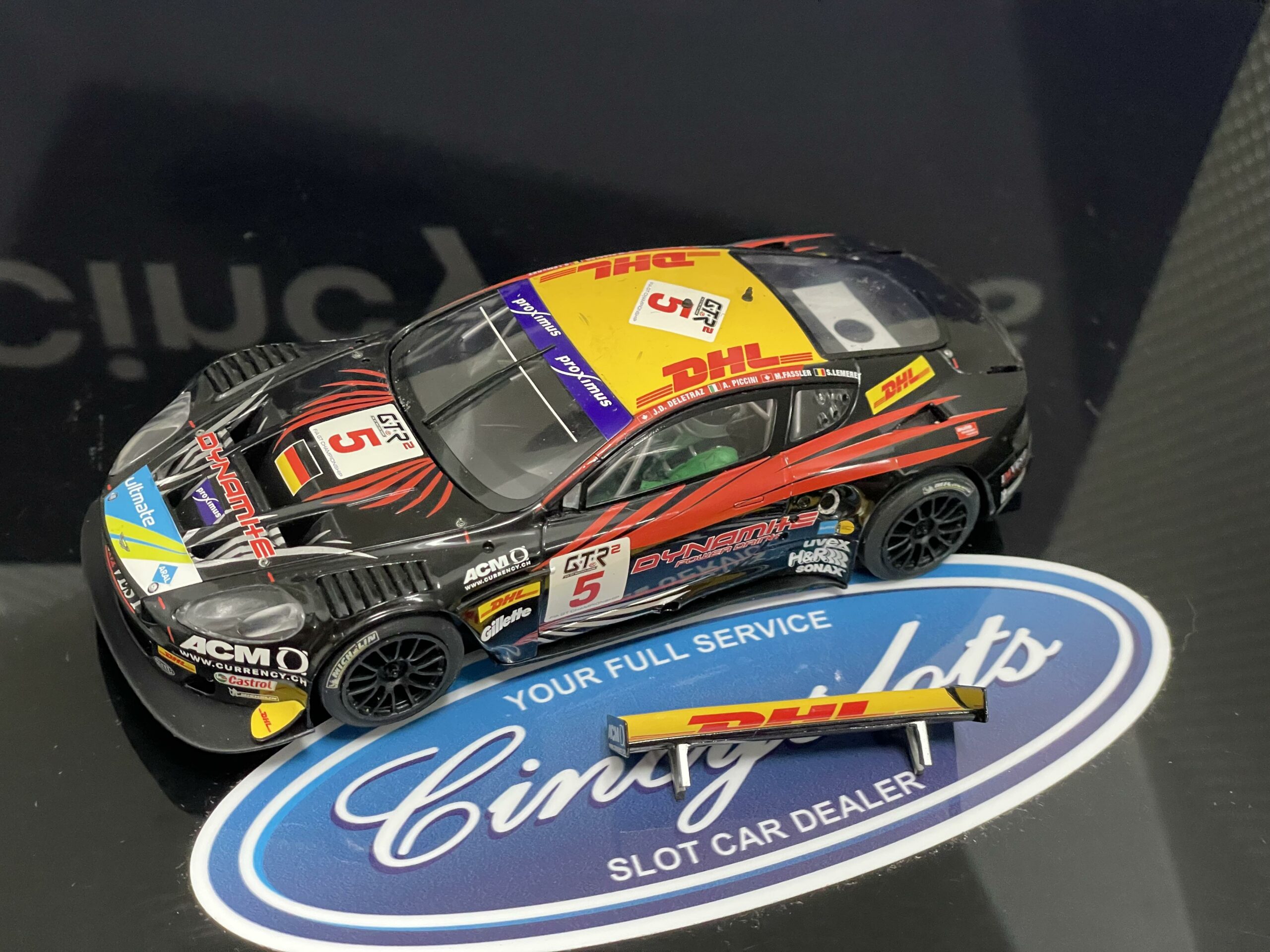 Scalextric Aston Martin DBR9 DHL Used.