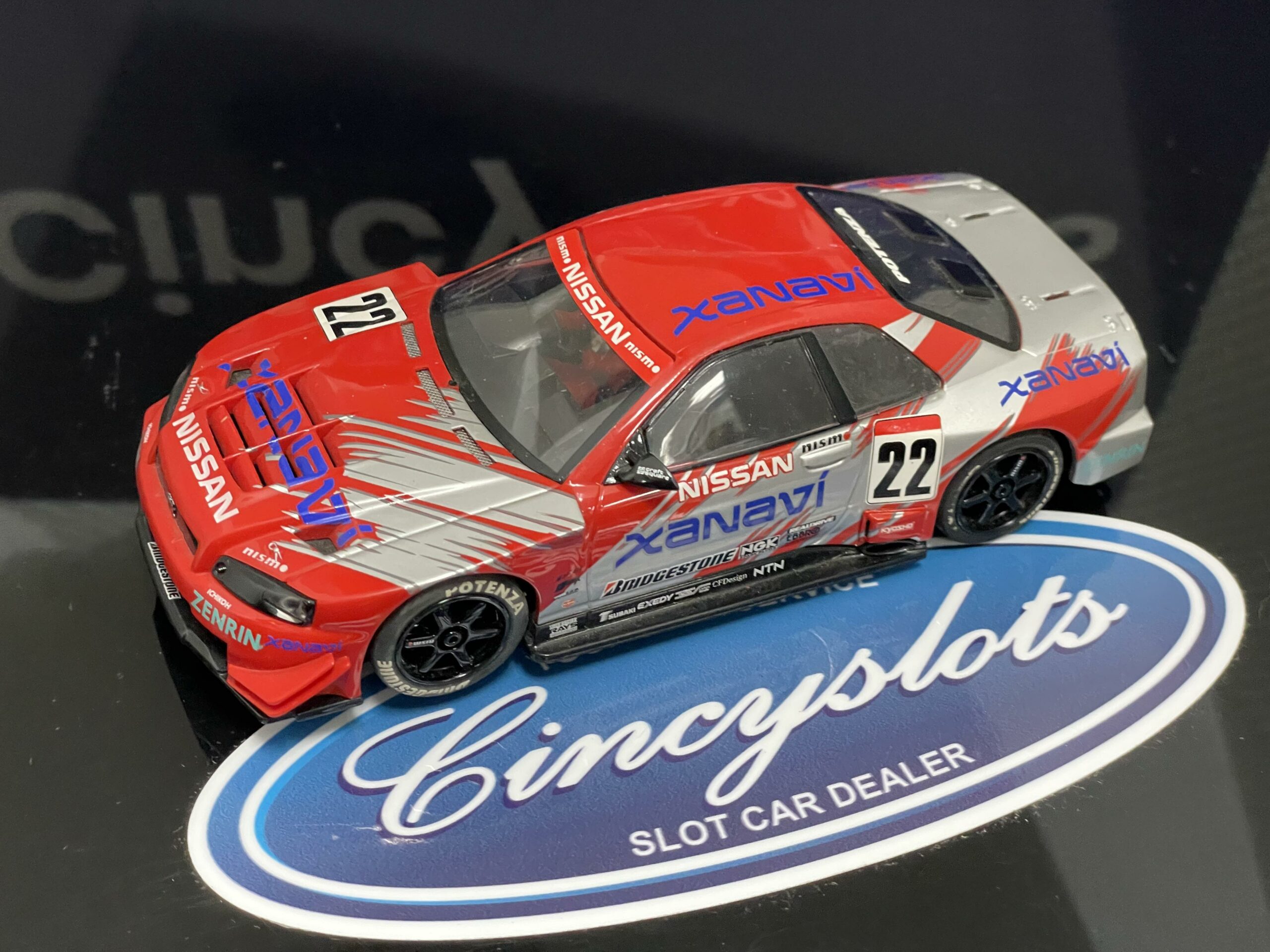 Scalextric Nissan Skyline Xanavi Used.