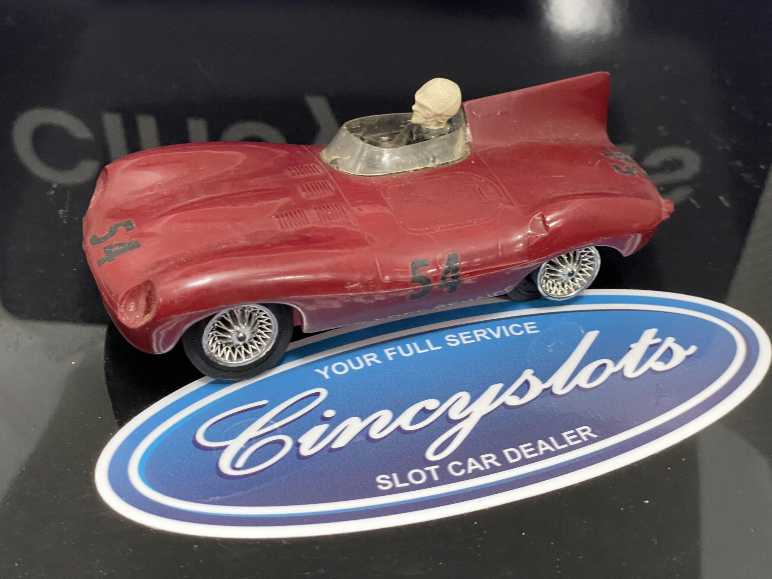 STROMBECKER JAGUAR D type ジャガー スロットカー Eldon or Strombecker Jaguar D-Type Used